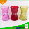 wholesale glass vase, cheap colored glass vase, glass vase for decoration